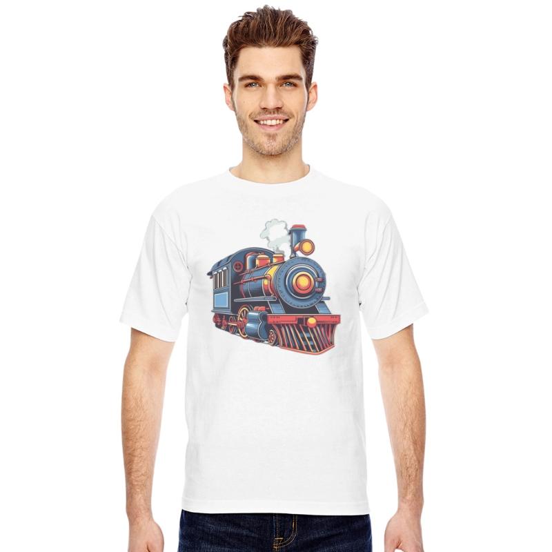 Cute Train Railroad Locomotive
