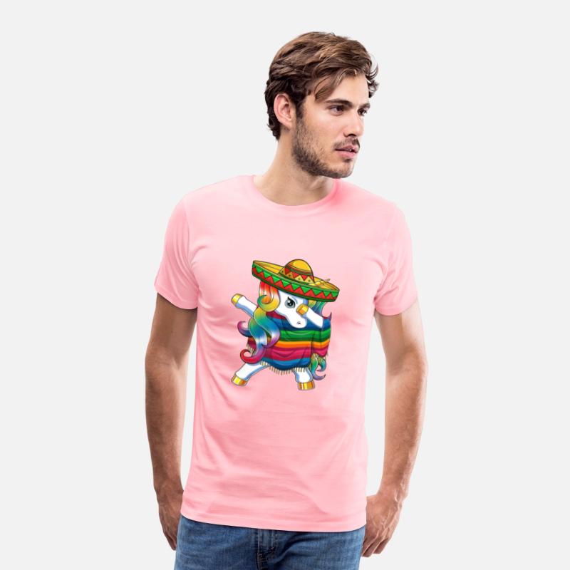 Dabbing Unicorn Pinata - تي شيرت سينكو دي مايو الك