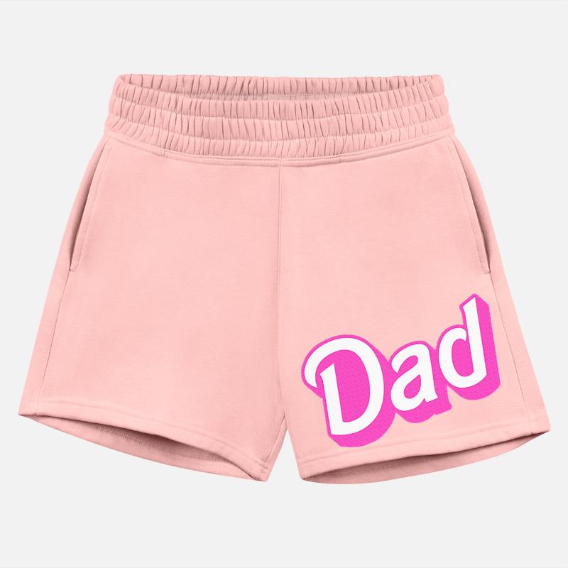 Dad Pink & White Overlapping Font Halloween