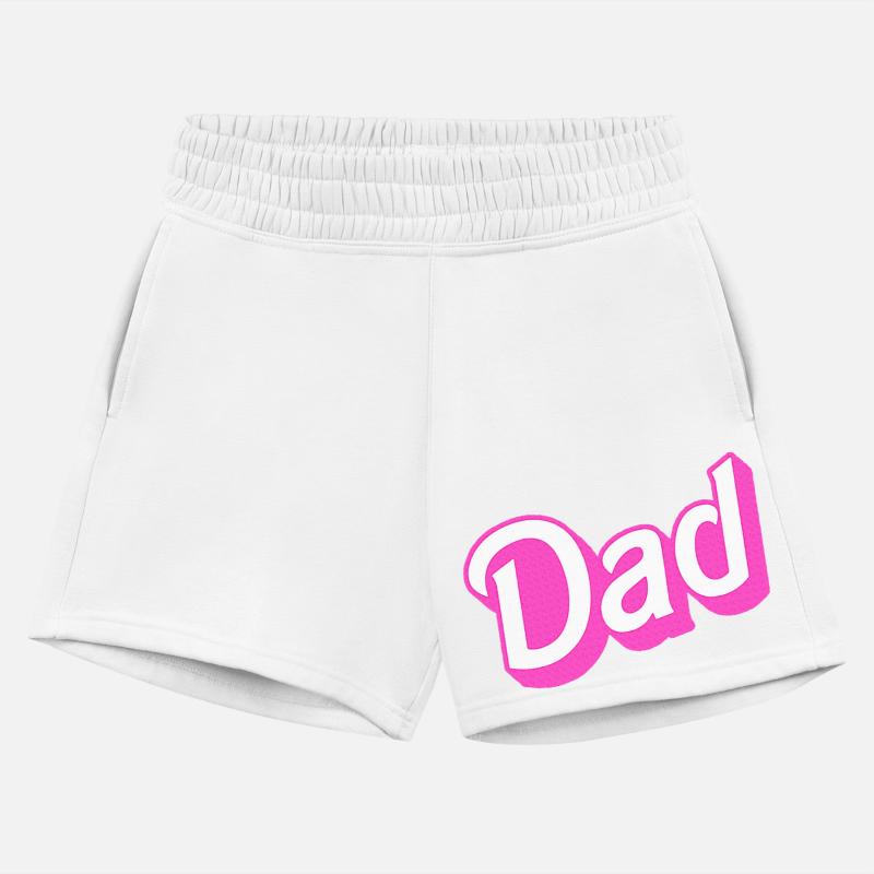 Dad Pink & White Overlapping Font Halloween