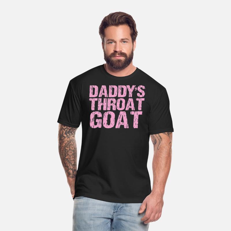 Daddy's Throat Goat Sexy Distressed Profanity