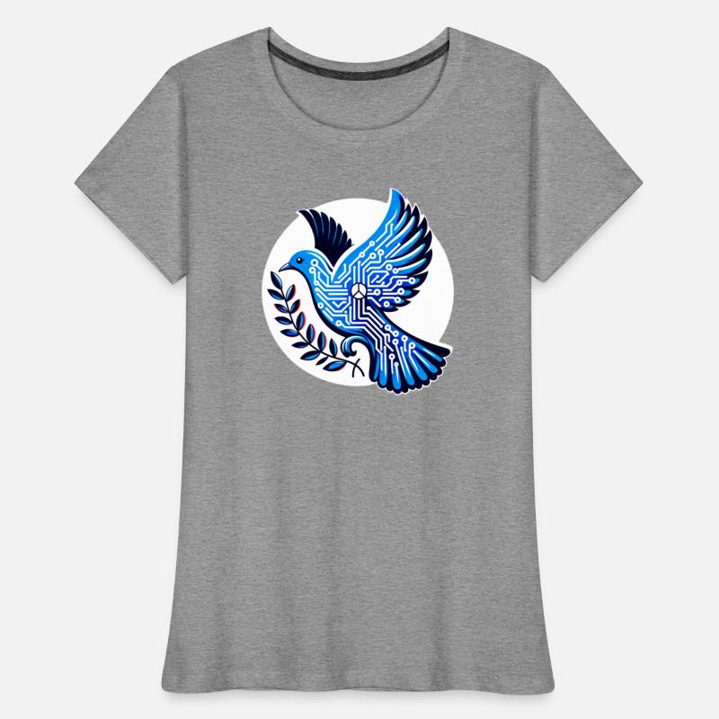 Digital Peace Dove - A Symbol of Tech Harmony