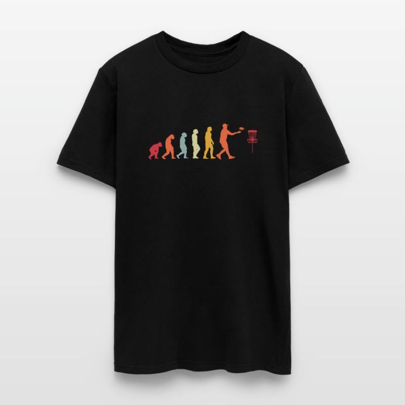 Disc Golf Evolution Of Man Golfing Funny