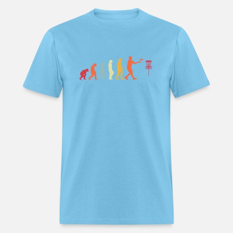 Disc Golf Evolution Of Man Golfing Funny