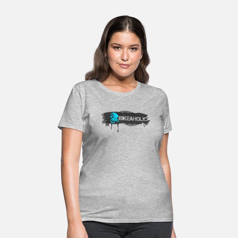 Distressed Cyclist Bikeaholic Biker