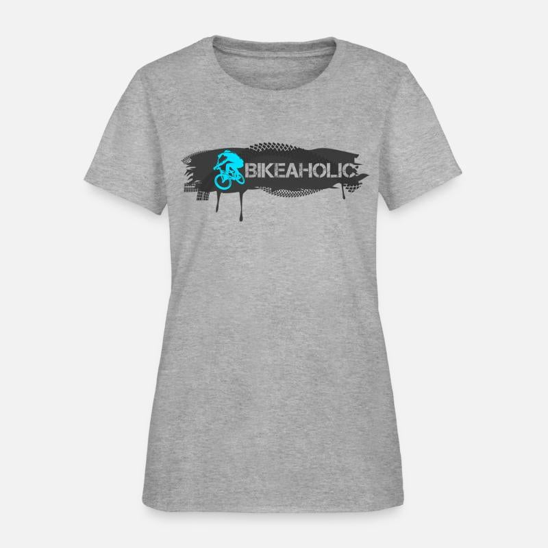 Distressed Cyclist Bikeaholic Biker