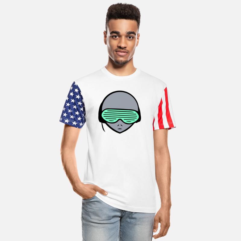 DJ Alien Extraterrestrial Face Head Music Party