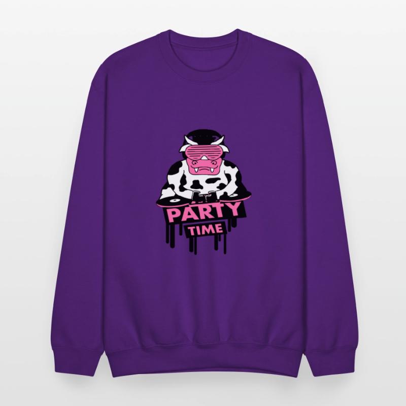 DJ Club Music Party Time Funny Milk Cow Graffiti