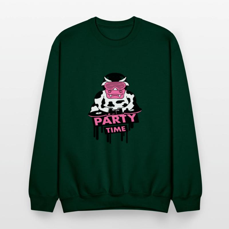 DJ Club Music Party Time Funny Milk Cow Graffiti