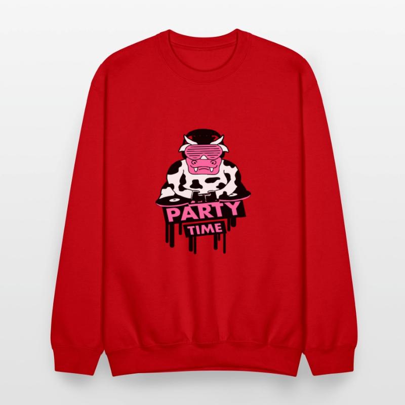 DJ Club Music Party Time Funny Milk Cow Graffiti