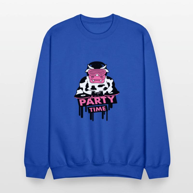 DJ Club Music Party Time Funny Milk Cow Graffiti