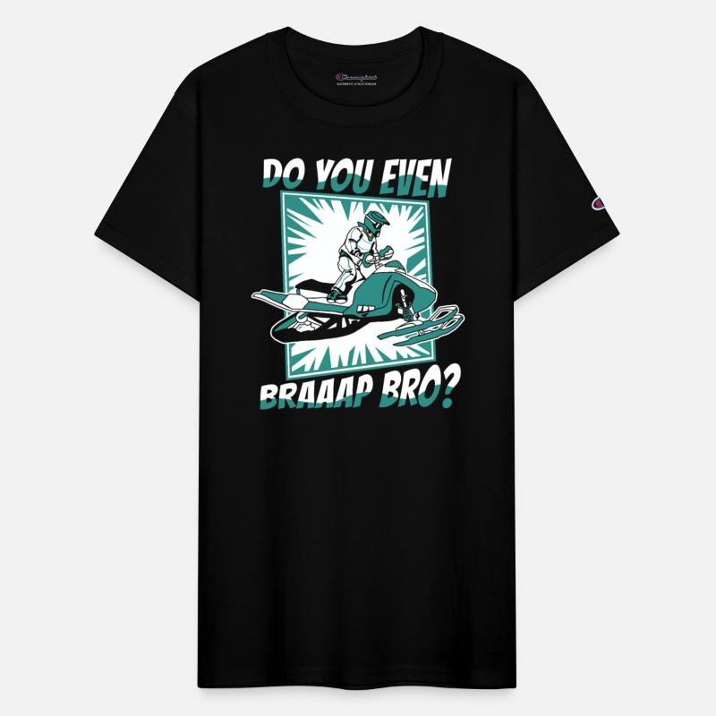 Do You Even Braaap Bro Sledding Snowbike