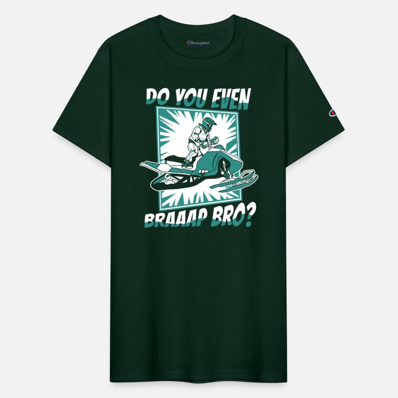 Do You Even Braaap Bro Sledding Snowbike