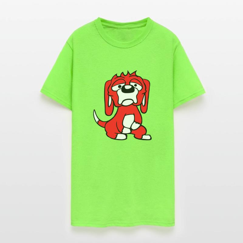 Dog Looks Unhappy Sad Shy Scared Bored Face Funny