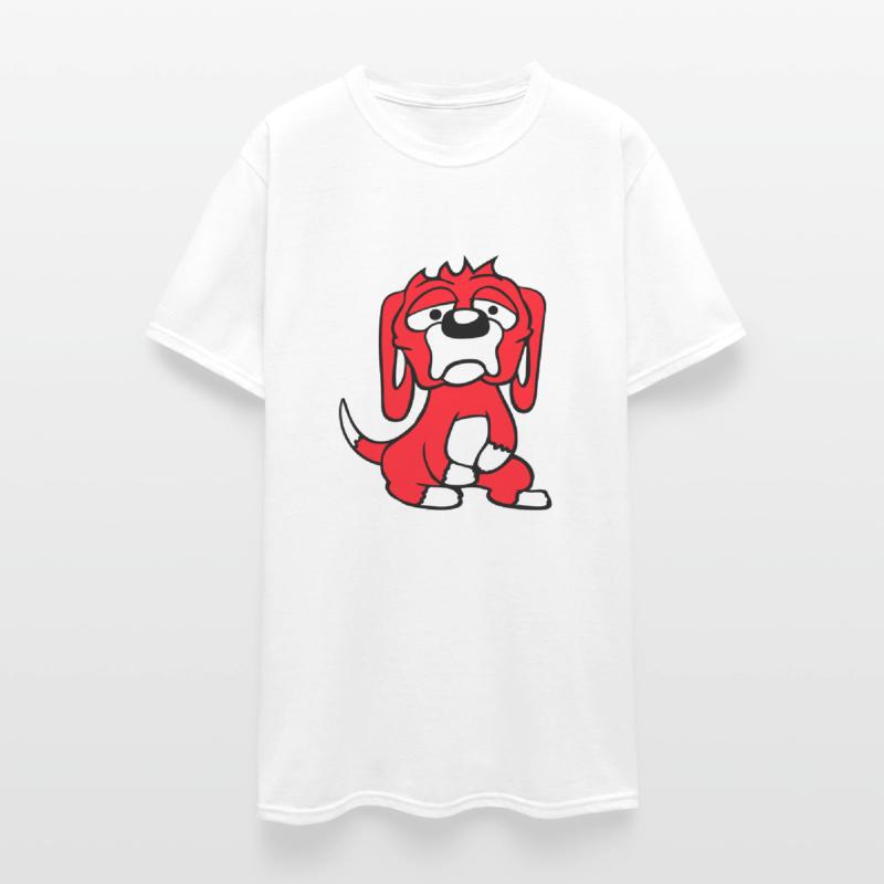 Dog Looks Unhappy Sad Shy Scared Bored Face Funny