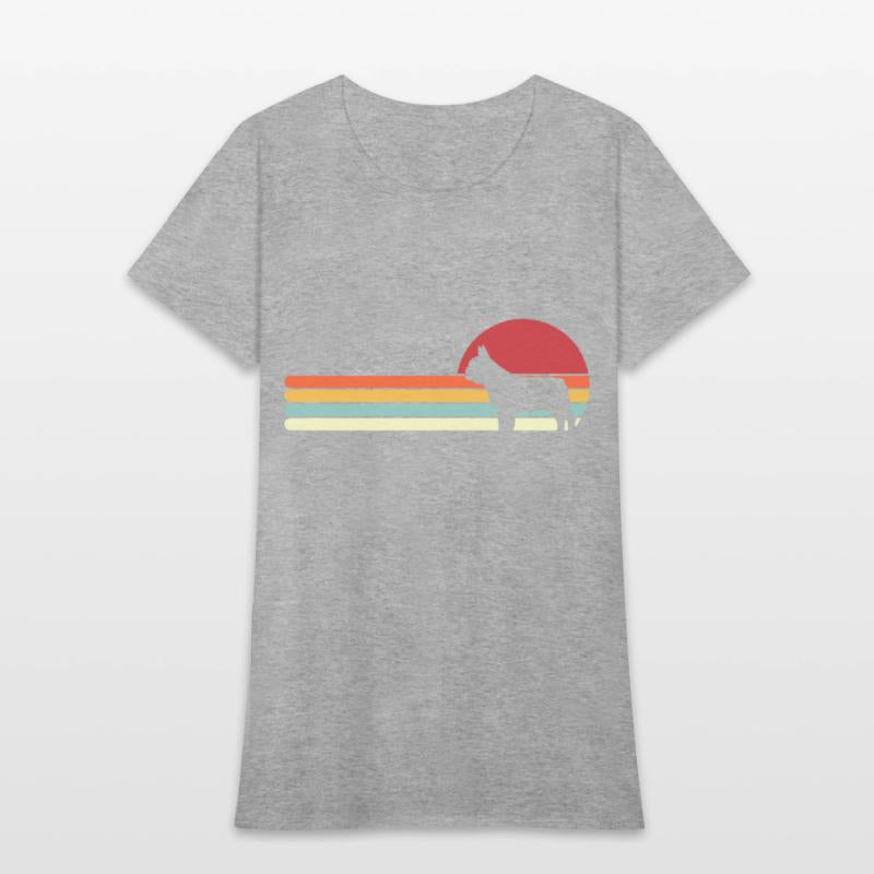 Dog Retro Sunset French Bulldog