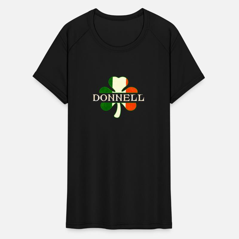 Donnell Irish Surname Ireland Flag Shamrock