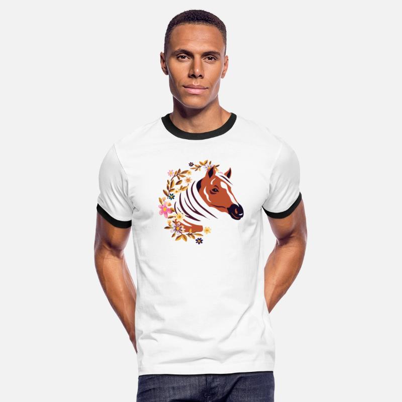 Dream horse with Flowers Vintage