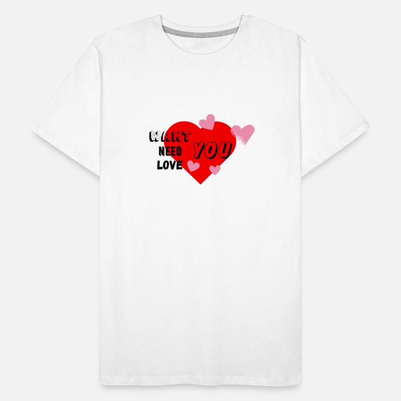 "Need you, want you, love you"